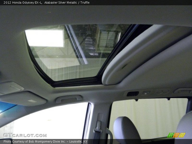 Alabaster Silver Metallic / Truffle 2012 Honda Odyssey EX-L