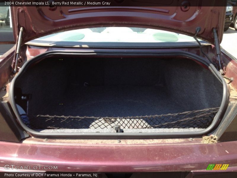 Berry Red Metallic / Medium Gray 2004 Chevrolet Impala LS