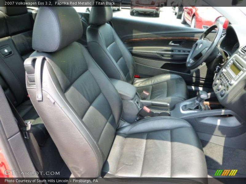 Paprika Red Metallic / Titan Black 2007 Volkswagen Eos 3.2