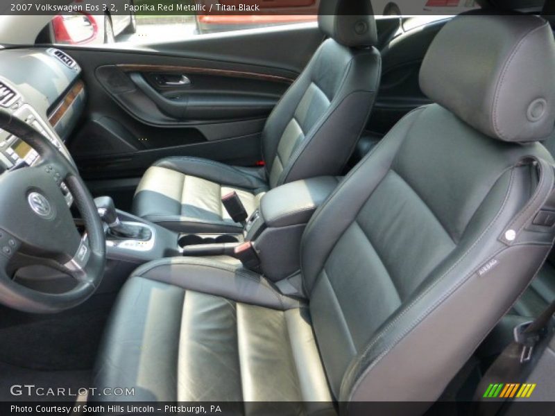 Paprika Red Metallic / Titan Black 2007 Volkswagen Eos 3.2