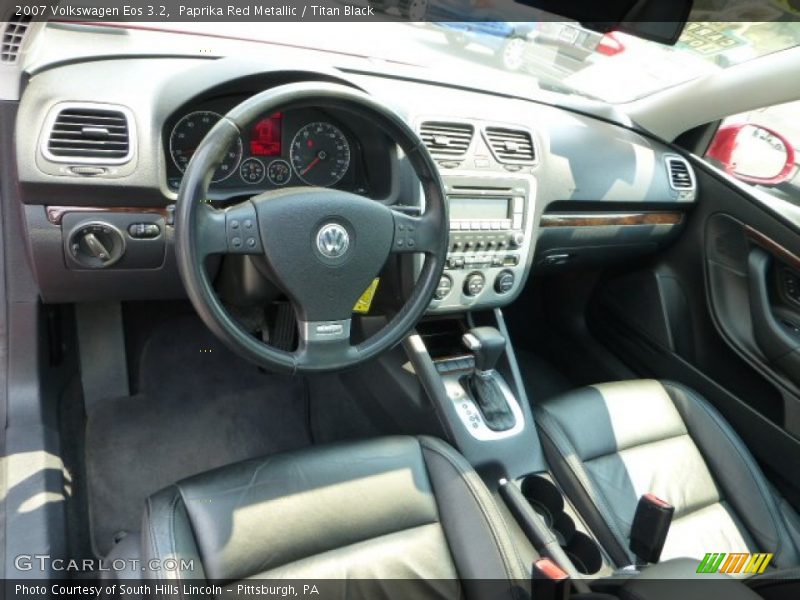 Paprika Red Metallic / Titan Black 2007 Volkswagen Eos 3.2