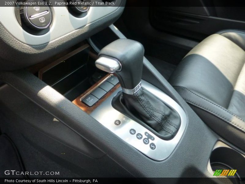 Paprika Red Metallic / Titan Black 2007 Volkswagen Eos 3.2