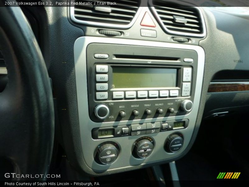 Paprika Red Metallic / Titan Black 2007 Volkswagen Eos 3.2