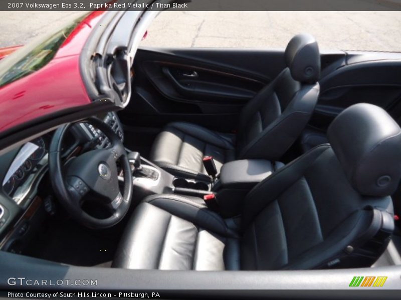 Paprika Red Metallic / Titan Black 2007 Volkswagen Eos 3.2