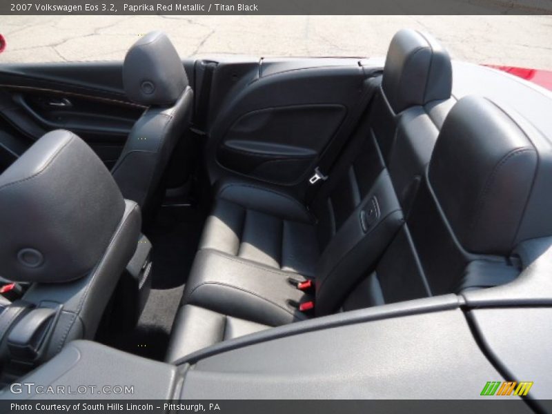Paprika Red Metallic / Titan Black 2007 Volkswagen Eos 3.2