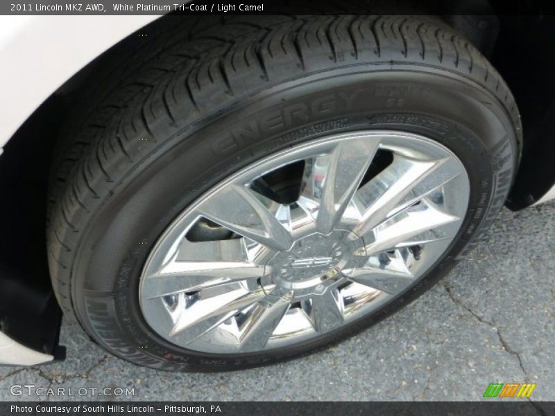 White Platinum Tri-Coat / Light Camel 2011 Lincoln MKZ AWD