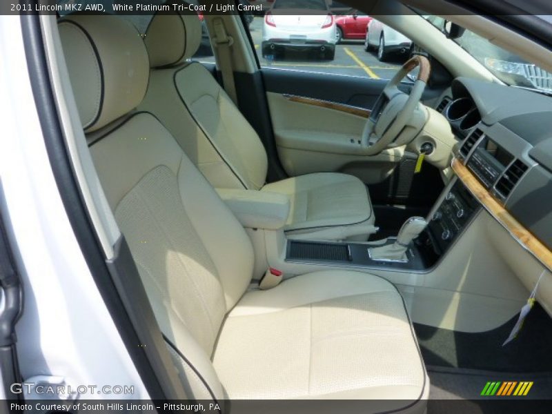 White Platinum Tri-Coat / Light Camel 2011 Lincoln MKZ AWD