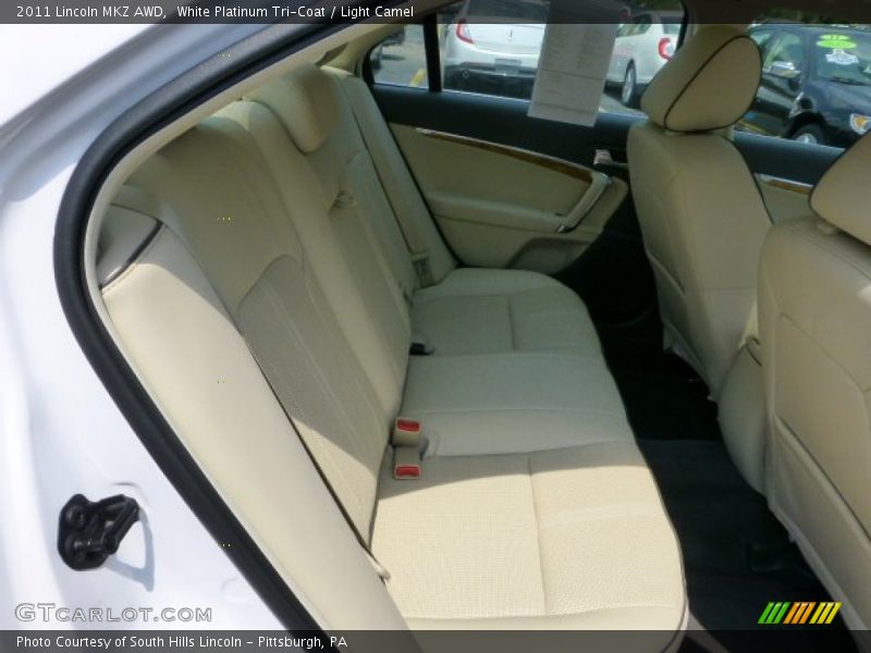 White Platinum Tri-Coat / Light Camel 2011 Lincoln MKZ AWD
