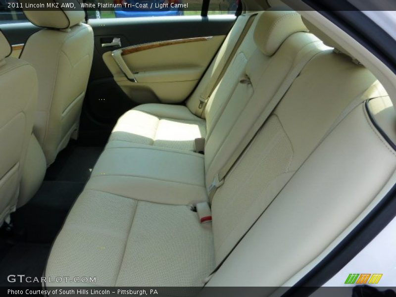 White Platinum Tri-Coat / Light Camel 2011 Lincoln MKZ AWD