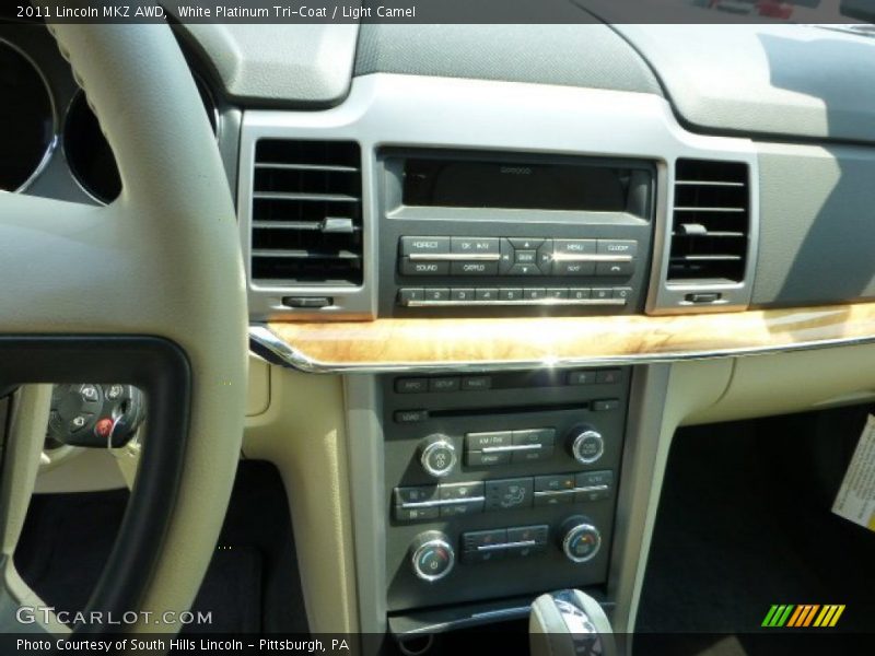 White Platinum Tri-Coat / Light Camel 2011 Lincoln MKZ AWD