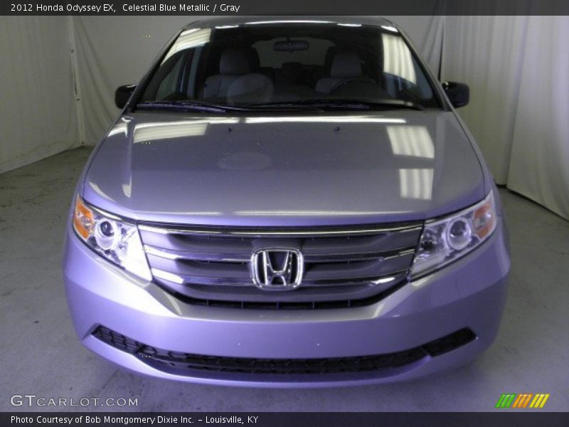 Celestial Blue Metallic / Gray 2012 Honda Odyssey EX