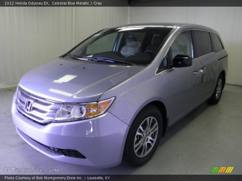 Celestial Blue Metallic / Gray 2012 Honda Odyssey EX