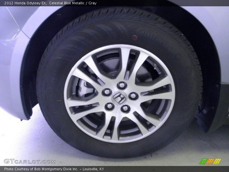 Celestial Blue Metallic / Gray 2012 Honda Odyssey EX