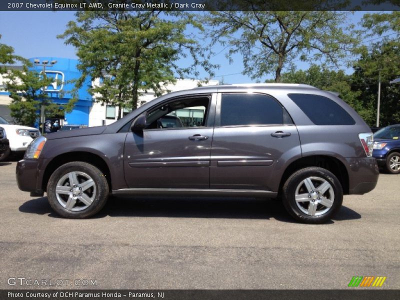 Granite Gray Metallic / Dark Gray 2007 Chevrolet Equinox LT AWD