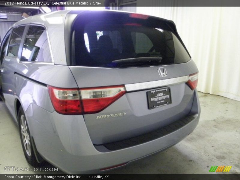 Celestial Blue Metallic / Gray 2012 Honda Odyssey EX