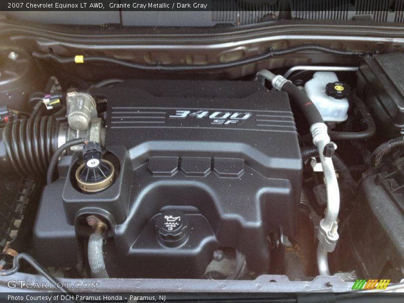 Granite Gray Metallic / Dark Gray 2007 Chevrolet Equinox LT AWD