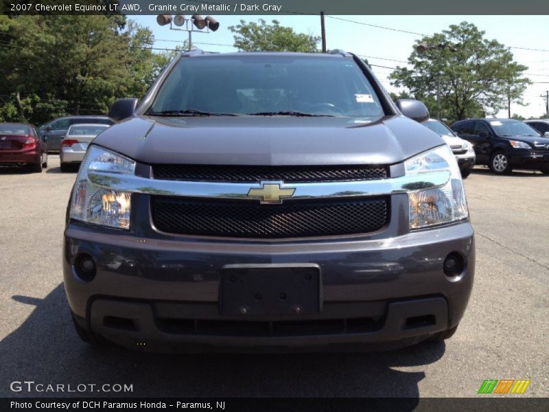 Granite Gray Metallic / Dark Gray 2007 Chevrolet Equinox LT AWD