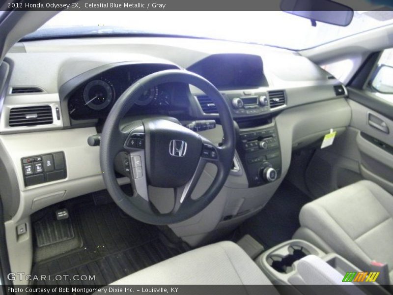 Celestial Blue Metallic / Gray 2012 Honda Odyssey EX