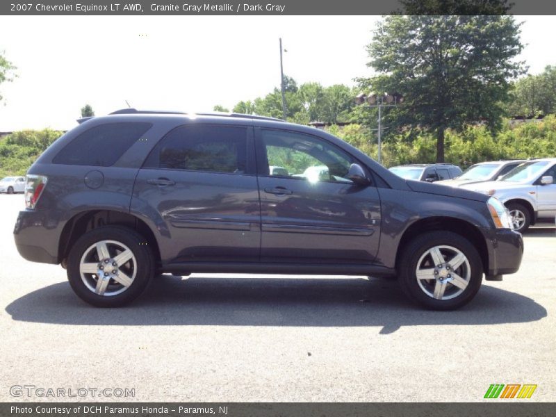Granite Gray Metallic / Dark Gray 2007 Chevrolet Equinox LT AWD