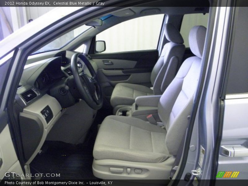 Celestial Blue Metallic / Gray 2012 Honda Odyssey EX