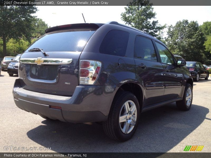 Granite Gray Metallic / Dark Gray 2007 Chevrolet Equinox LT AWD