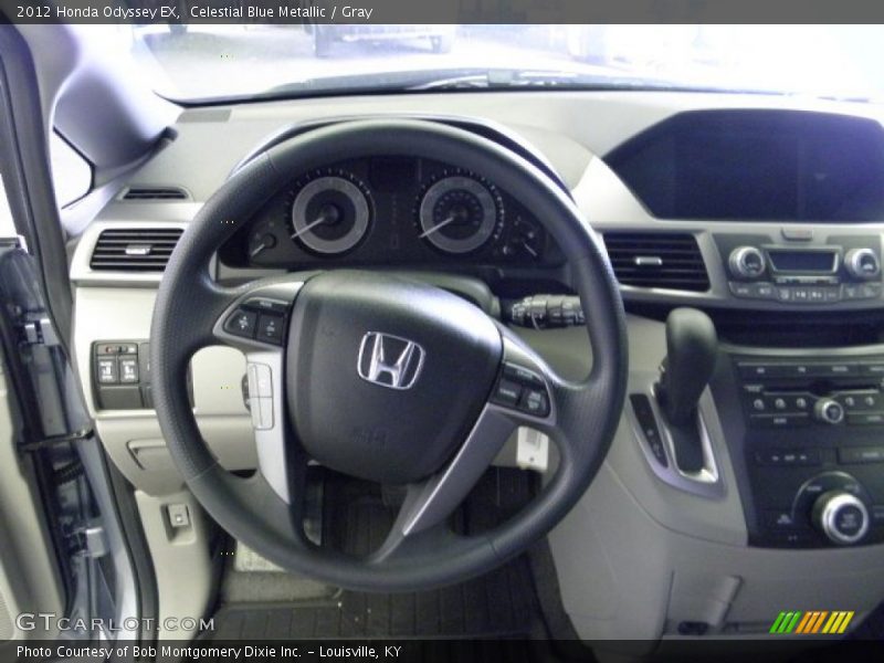 Celestial Blue Metallic / Gray 2012 Honda Odyssey EX