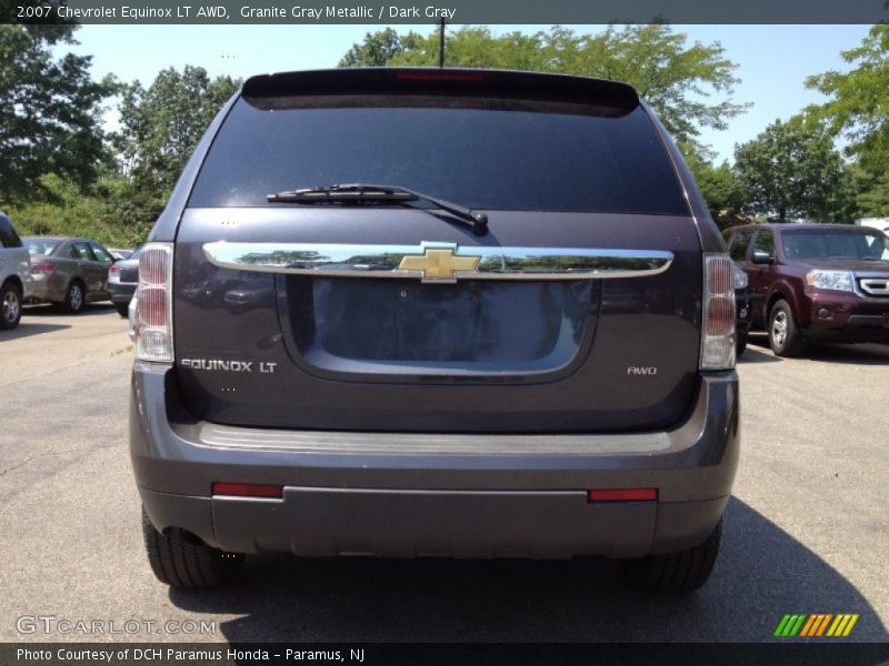 Granite Gray Metallic / Dark Gray 2007 Chevrolet Equinox LT AWD