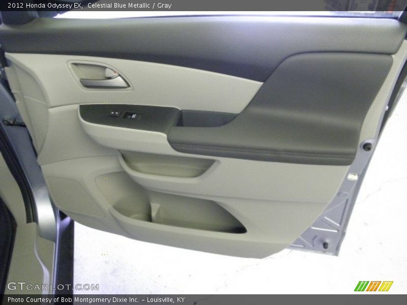 Celestial Blue Metallic / Gray 2012 Honda Odyssey EX