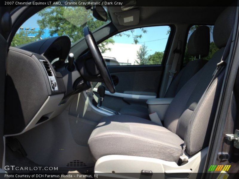 Granite Gray Metallic / Dark Gray 2007 Chevrolet Equinox LT AWD