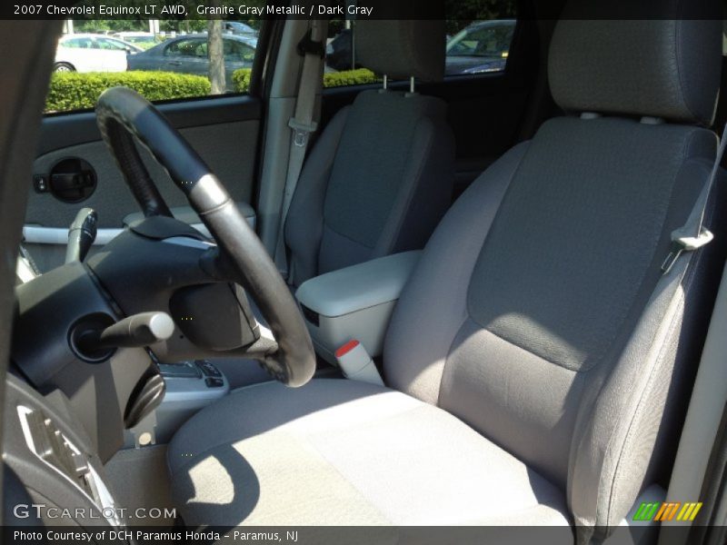 Granite Gray Metallic / Dark Gray 2007 Chevrolet Equinox LT AWD