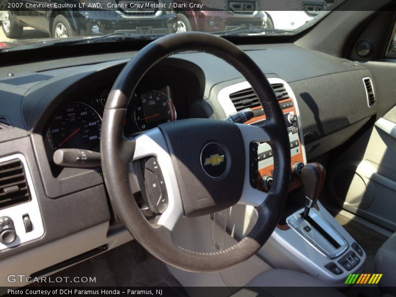 Granite Gray Metallic / Dark Gray 2007 Chevrolet Equinox LT AWD