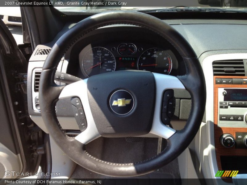 Granite Gray Metallic / Dark Gray 2007 Chevrolet Equinox LT AWD