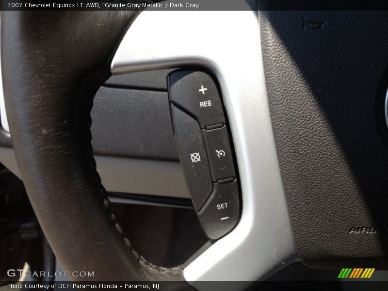 Granite Gray Metallic / Dark Gray 2007 Chevrolet Equinox LT AWD