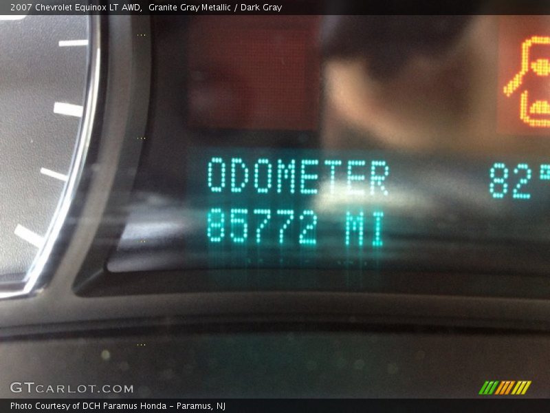 Granite Gray Metallic / Dark Gray 2007 Chevrolet Equinox LT AWD