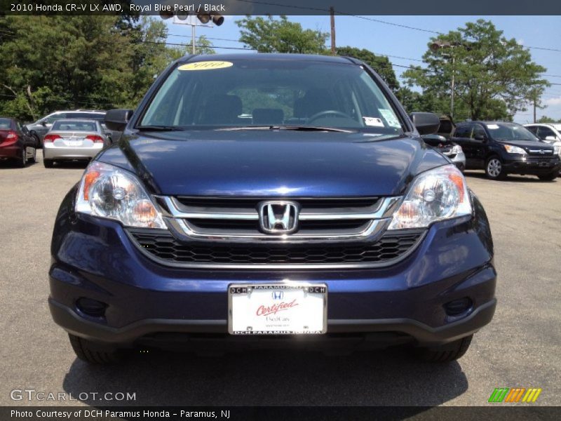 Royal Blue Pearl / Black 2010 Honda CR-V LX AWD