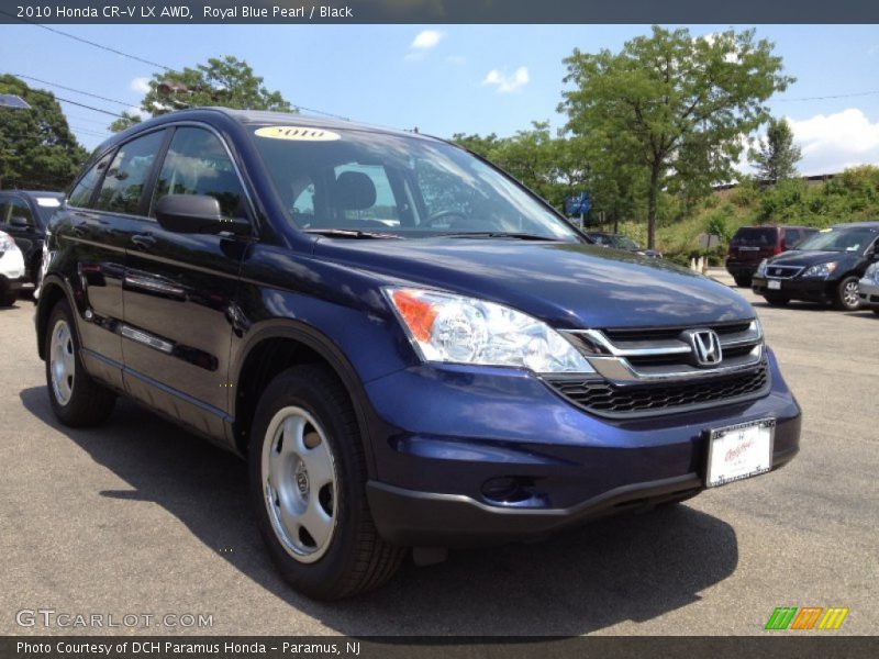 Royal Blue Pearl / Black 2010 Honda CR-V LX AWD