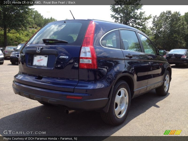 Royal Blue Pearl / Black 2010 Honda CR-V LX AWD