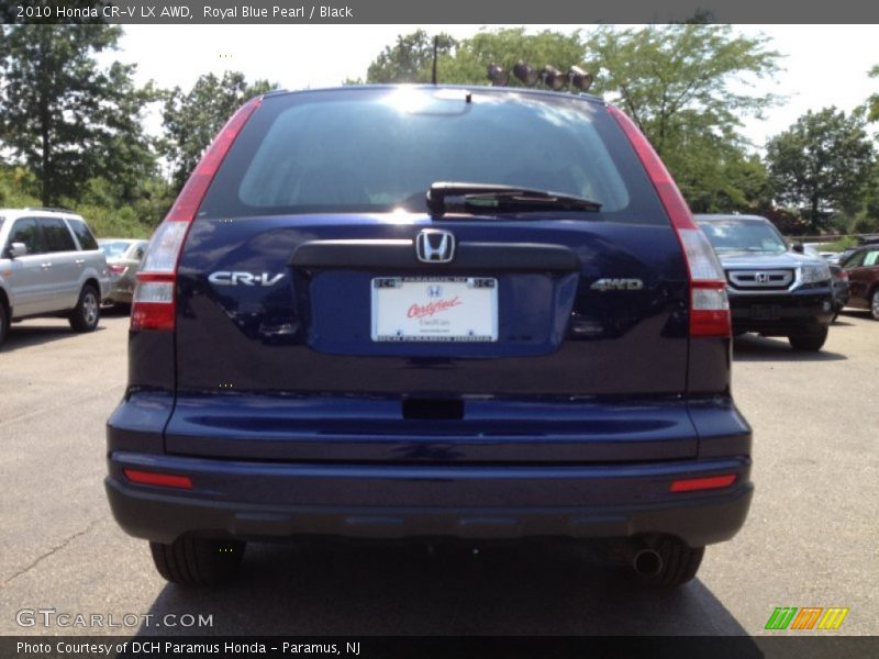 Royal Blue Pearl / Black 2010 Honda CR-V LX AWD