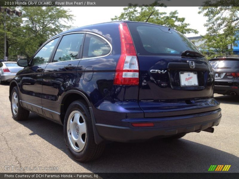 Royal Blue Pearl / Black 2010 Honda CR-V LX AWD