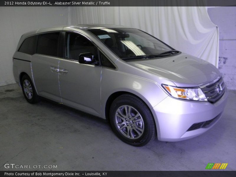 Alabaster Silver Metallic / Truffle 2012 Honda Odyssey EX-L