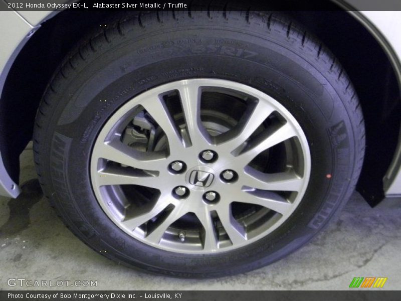 Alabaster Silver Metallic / Truffle 2012 Honda Odyssey EX-L