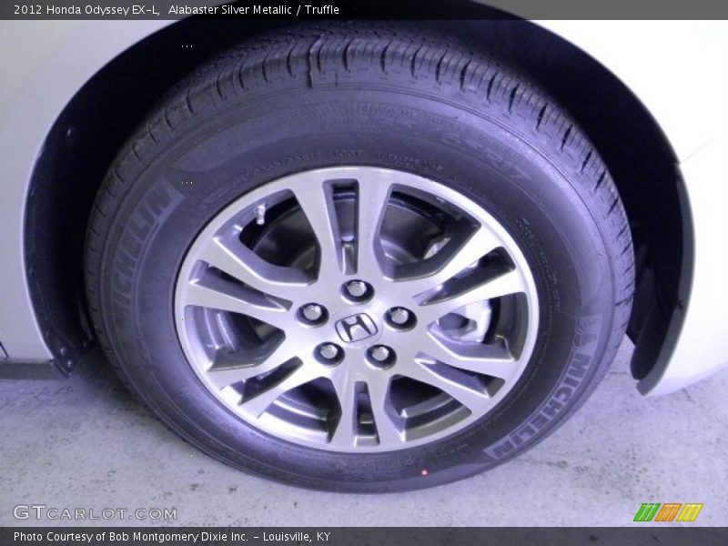 Alabaster Silver Metallic / Truffle 2012 Honda Odyssey EX-L