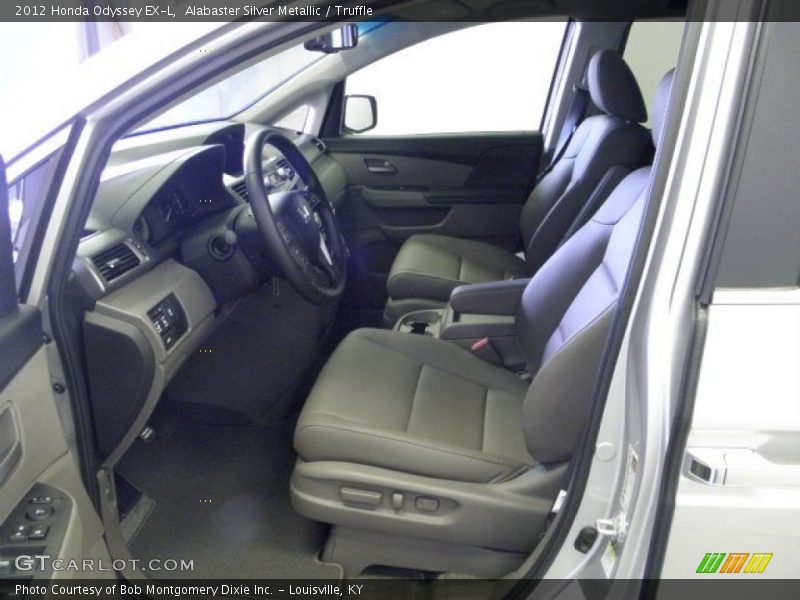 Alabaster Silver Metallic / Truffle 2012 Honda Odyssey EX-L