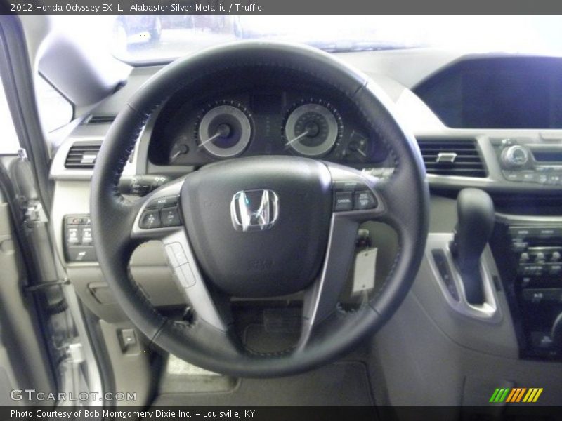 Alabaster Silver Metallic / Truffle 2012 Honda Odyssey EX-L