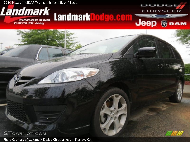 Brilliant Black / Black 2010 Mazda MAZDA5 Touring