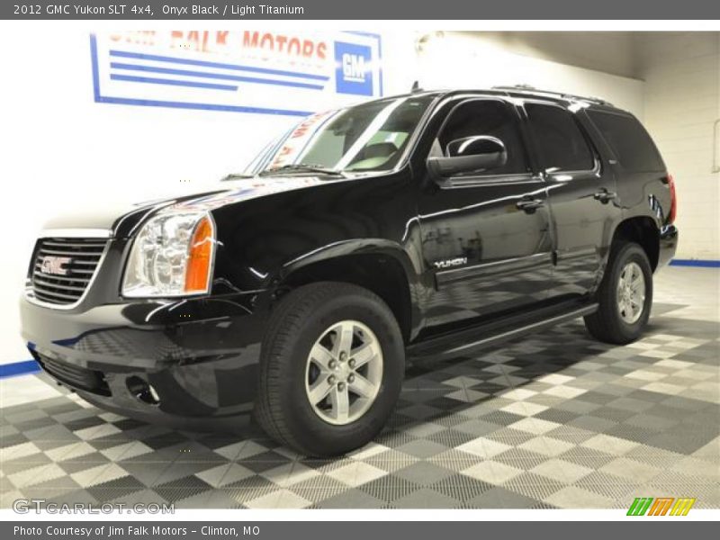 Onyx Black / Light Titanium 2012 GMC Yukon SLT 4x4