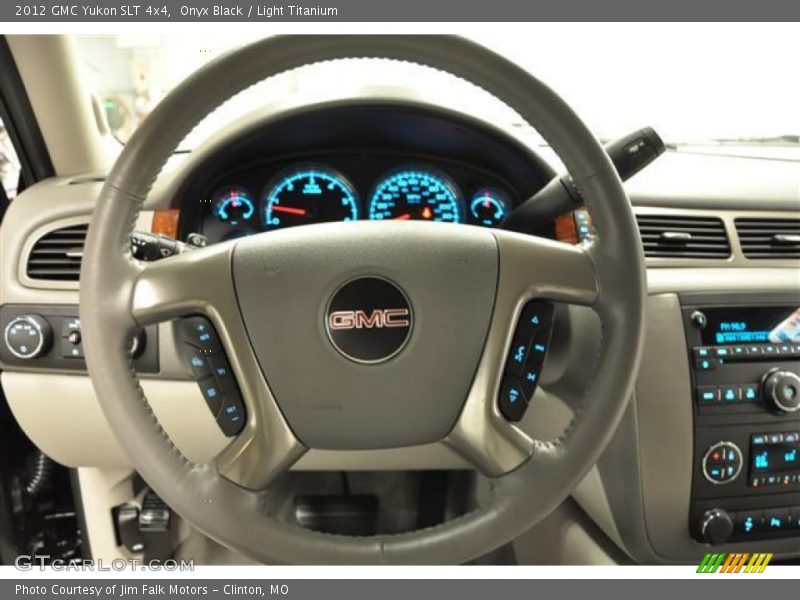 Onyx Black / Light Titanium 2012 GMC Yukon SLT 4x4