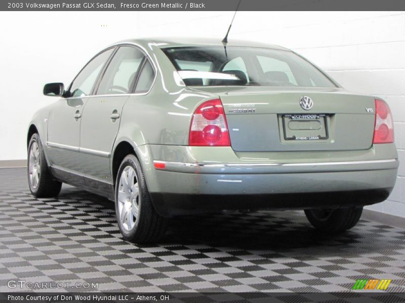 Fresco Green Metallic / Black 2003 Volkswagen Passat GLX Sedan