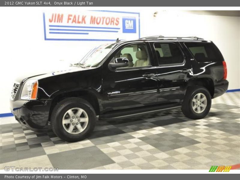 Onyx Black / Light Tan 2012 GMC Yukon SLT 4x4