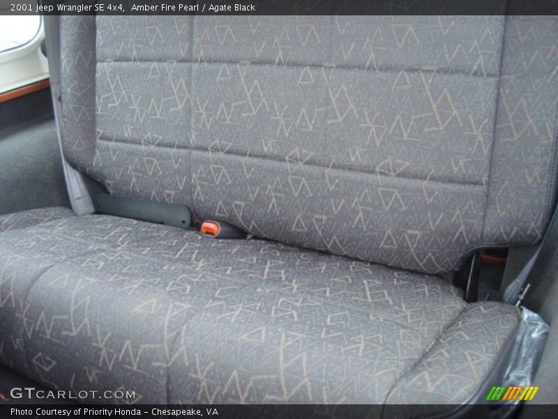 Amber Fire Pearl / Agate Black 2001 Jeep Wrangler SE 4x4